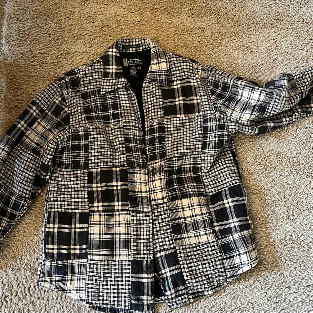 Wool zippered Eddie Bauer Jacket size M